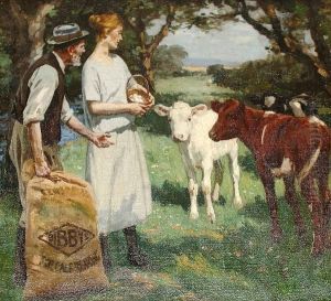 Bibby's For Calf Rearing by William Gunning King