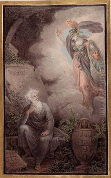 Athena Erscheint Einem Alten Mann - view 1