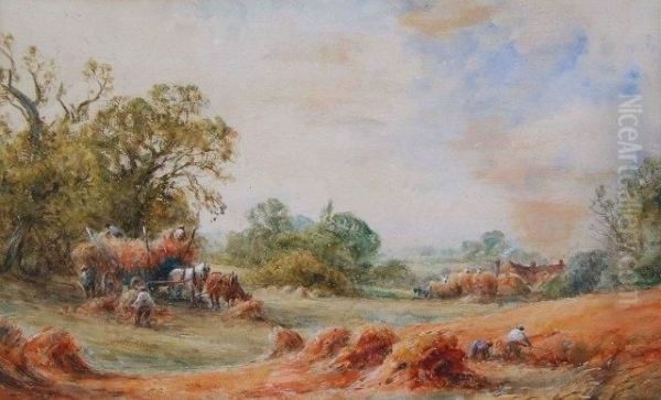 Harvester Reaping The Crop - view 1
