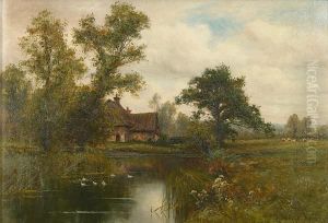 A Country Cottage By A Duck Pond by Wiggs Kinnaird