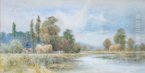 'haymaking' - A River Landscape With Figuresloading Haywain - view 1