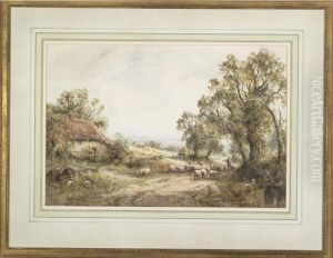 View Near Pulborn, Sussex by Henry John Kinniard
