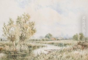 On The Stour Near Canterbury by Henry John Kinniard