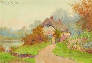 Thatched Cottage by Albert Kinsley