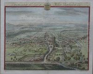 Cirencester, The Seat Of Alan Bathurst Esq by Johannes Kip