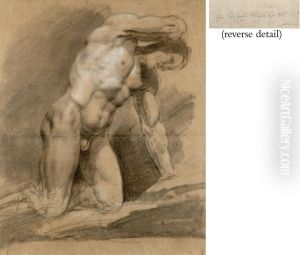 Study Of A Male Nude by Orest Adamovich Kiprenskii