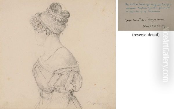 Portrait Of Countess Tolstoy, Varvara Pavlovna Ushakova - view 1