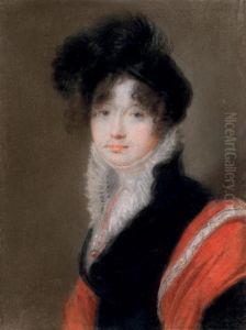 Portrait Of Princess Anastasia Valentinovna Shcherbatov (1774-1841) by Orest Adamovich Kiprenskii