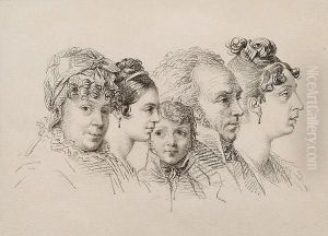 Verso: Sketch Of Steps(?) by Orest Adamovich Kiprenskii