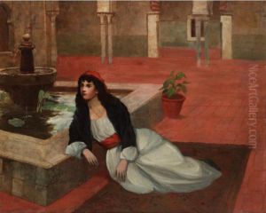 An Eastern Beauty by Johann Frank Kirchbach