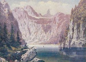 Jezioro W Wysokich Alpach