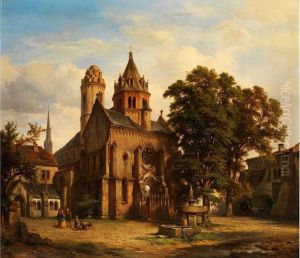 Blick Auf Eine Romanische by Albert Emil Kirchner
