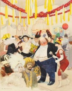Lustiges Faschingstreiben by Eugen Kirchner