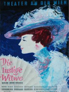 Die Lustige Witwe by Raphael Kirchner