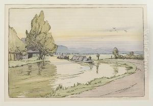 Canal, Evening by Ethel Kirkpatrick