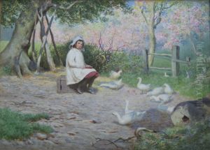 Feeding The Geese by Joseph Kirkpatrick