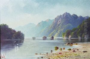 Manapouri by Henry William Kirkwood