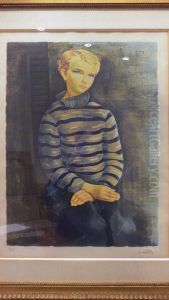 Garcon Assis by Jean Kisling