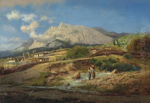 By A Mountain Spring On Ai-petri