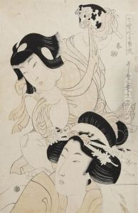 Voorjaars Paardje (harukoma) by Kitagawa Utamaro