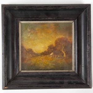 Autumn Sunset by Hudson Mindell Kitchell