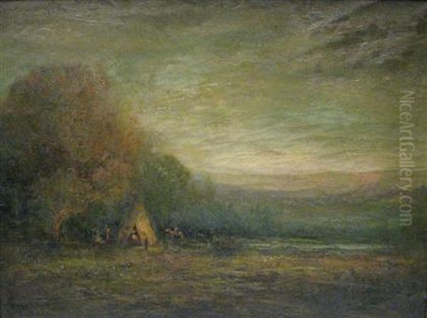Encampment With Teepee - view 1