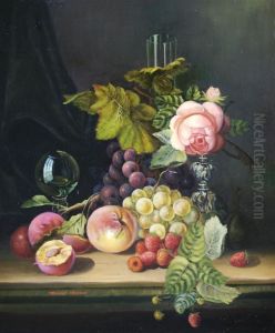 Still Life With Peaches