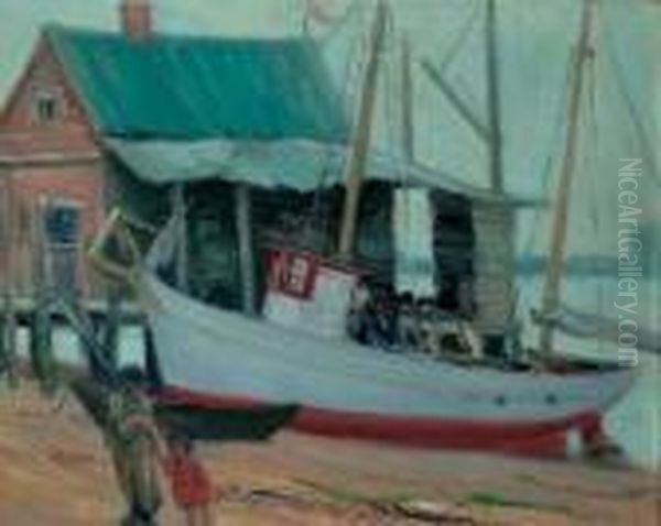 A Beached Ship - view 1