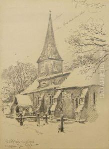 St Stephens St Albans by Frederick George Kitton