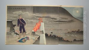 Scene De La Guerre Sino-japonaise by Kobayashi Kiyochika