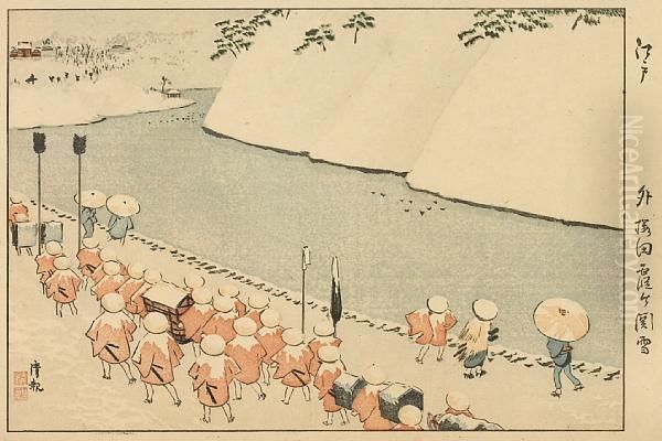 Edo Soto Sakurada Kasumigaseki [no] Yuki - view 1
