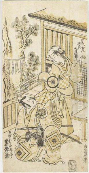Two Yakusha-e - view 1