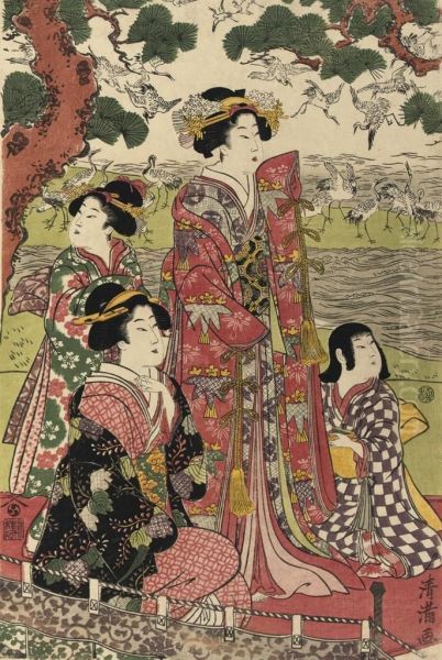 The Left Sheet Of A Triptych Showing - view 1