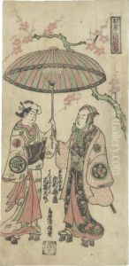 Ichimura Kamezo I As Hiranoya Tokubei And Arashi Tominosuke I As Tenmaya Ohatsu Ichimura Kamezo I As Hiranoya Tokubei And Arashi Tominosuke I As Tenmaya Ohatsu