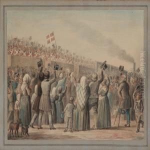 The Homecoming Of The Danish Troops During The Danish-german War by Peter Klaestrup