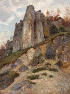 Felspartie Im Harz by Hans Klatt