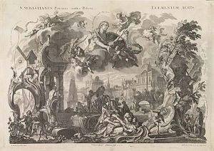 The Four Elements<</b&gt by Johann Baptist Klauber