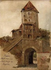 Stadttor Von Nabburg by Franz Georg Kleber