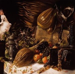 Still Life With White Cockatoo