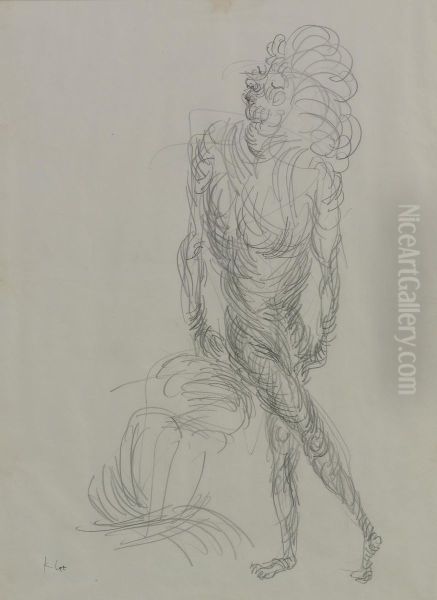 Akt In Geschraubter Bewegung (nude In Spiralling Movement) - view 1