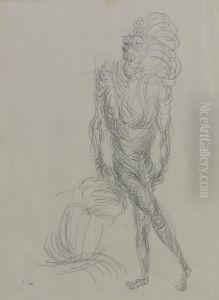 Akt In Geschraubter Bewegung (nude In Spiralling Movement) Akt In Geschraubter Bewegung (nude In Spiralling Movement)