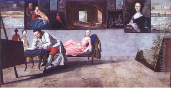 Interior Of A Gallery - view 1