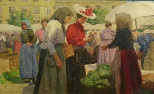 At The Market by Janos Kleh