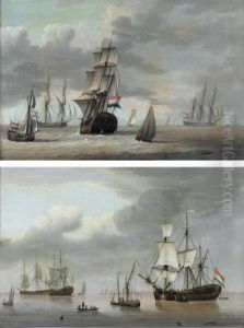 A Dutch Frigate, A Small by David Kleyne