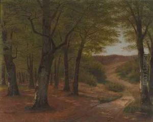 Spatsommerwald by Friedrich Emil Klein