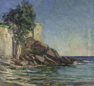 Felsengestade Mit Turm by Julian Klein Von Diepold