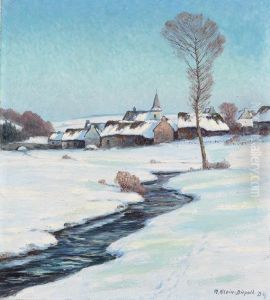 Winterlandschaft by Maximilian Klein Von Diepold