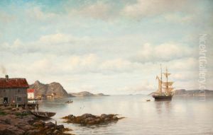 At Anchor by Oskar Conrad Kleineh