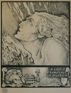 Projekt Exlibrisu Stanislawa Weingartena by Fryderyk, Fryc Kleinmann