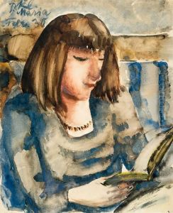 Maria (lesend) by Paul Kleinschmidt